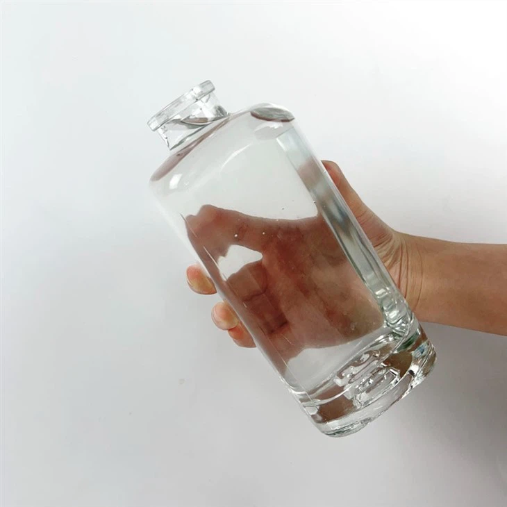 Thick Bottom Round Whiskey Glass Wine Bottles